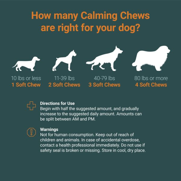 Calming Chews Dosage