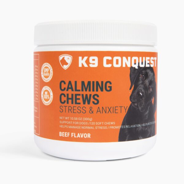 K9 Conquest Calming Chews Package